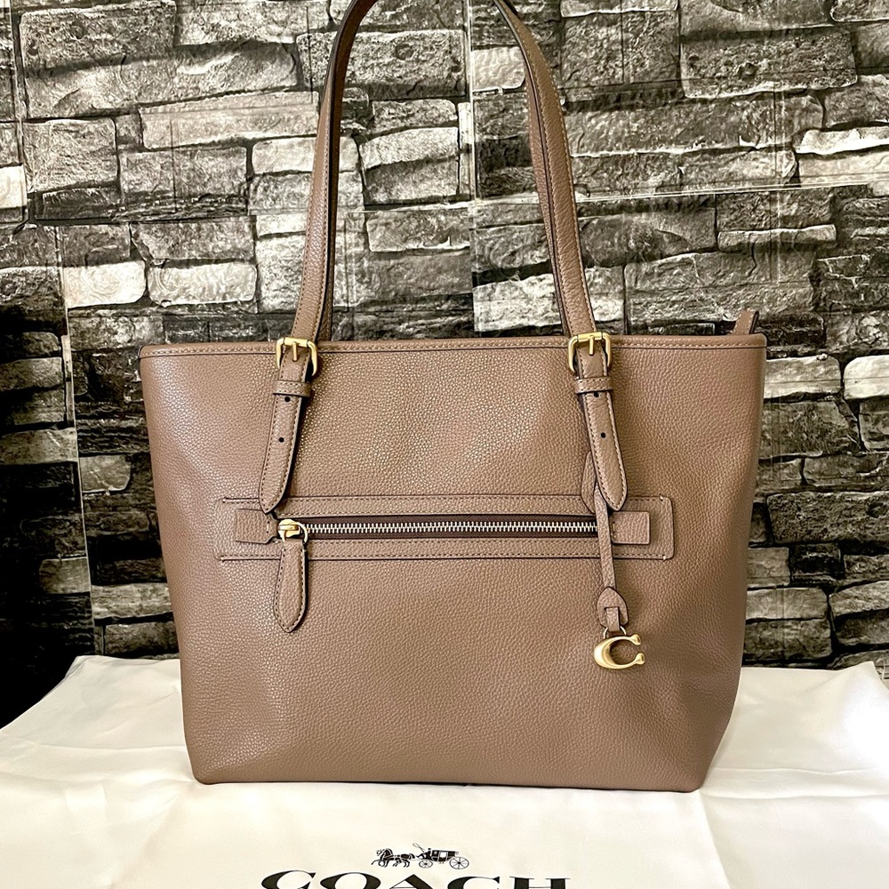 Coach Taylor Tote ♥️ Dark Stone ♥️